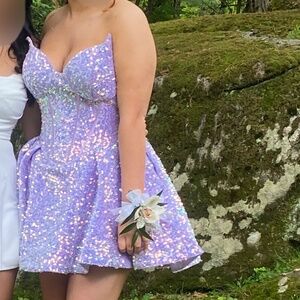 Portia & Scarlett sequin homecoming  dress size 8